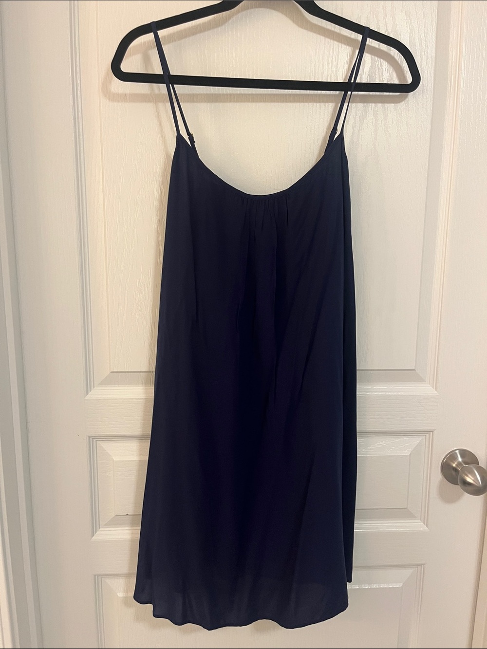 Lilly Pulitzer Navy Scoop Neck Spaghetti Strap Slip Dress Small